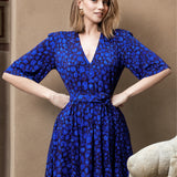 FLORENCE leo art blue print