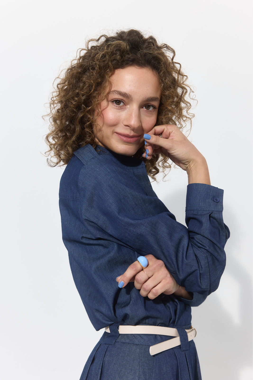 Koszula NOWA JOLKA navy blue jeans