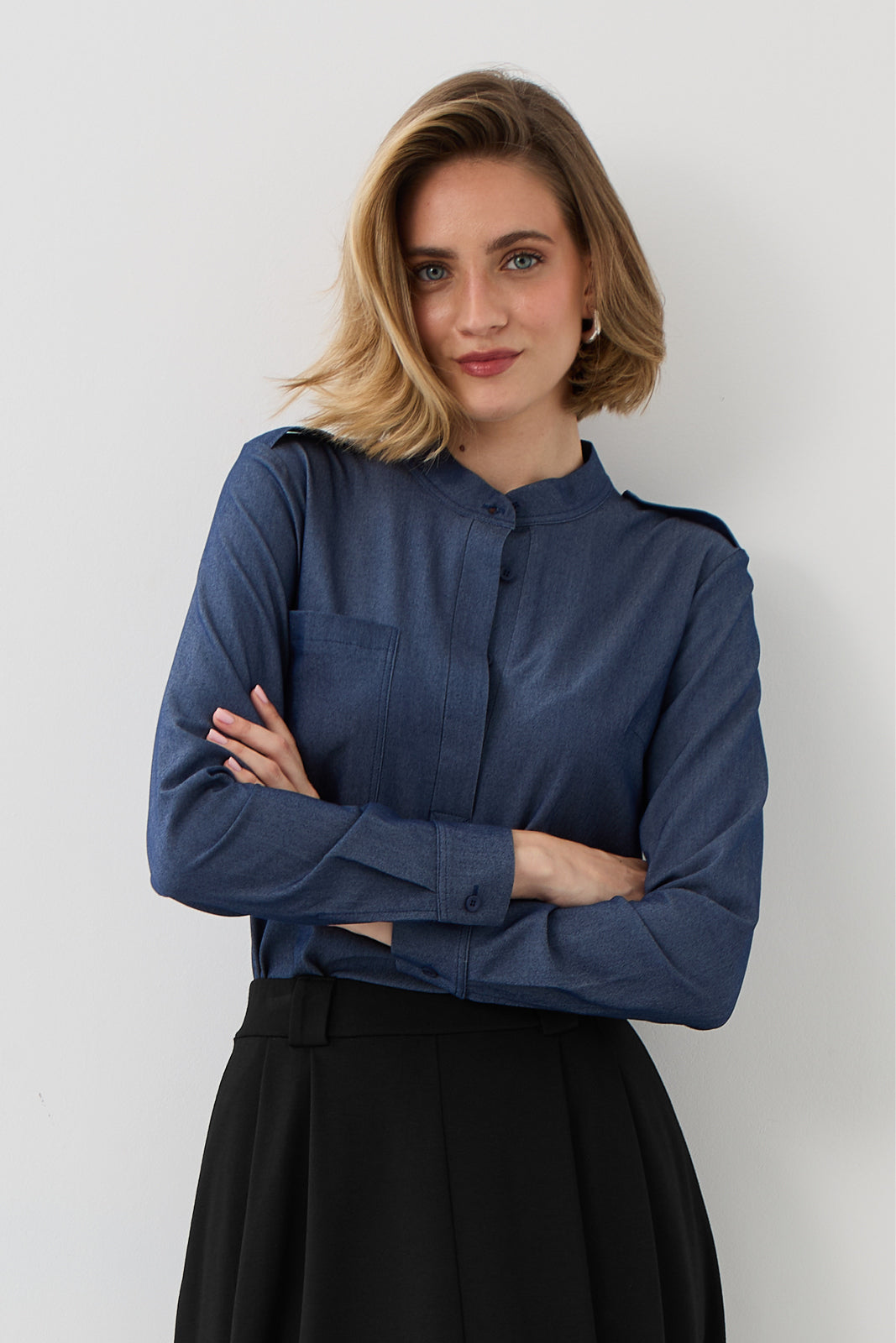 Koszula NOWA JOLKA navy blue jeans