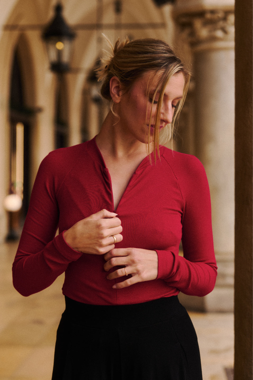 Blouse FREEDOM royal red