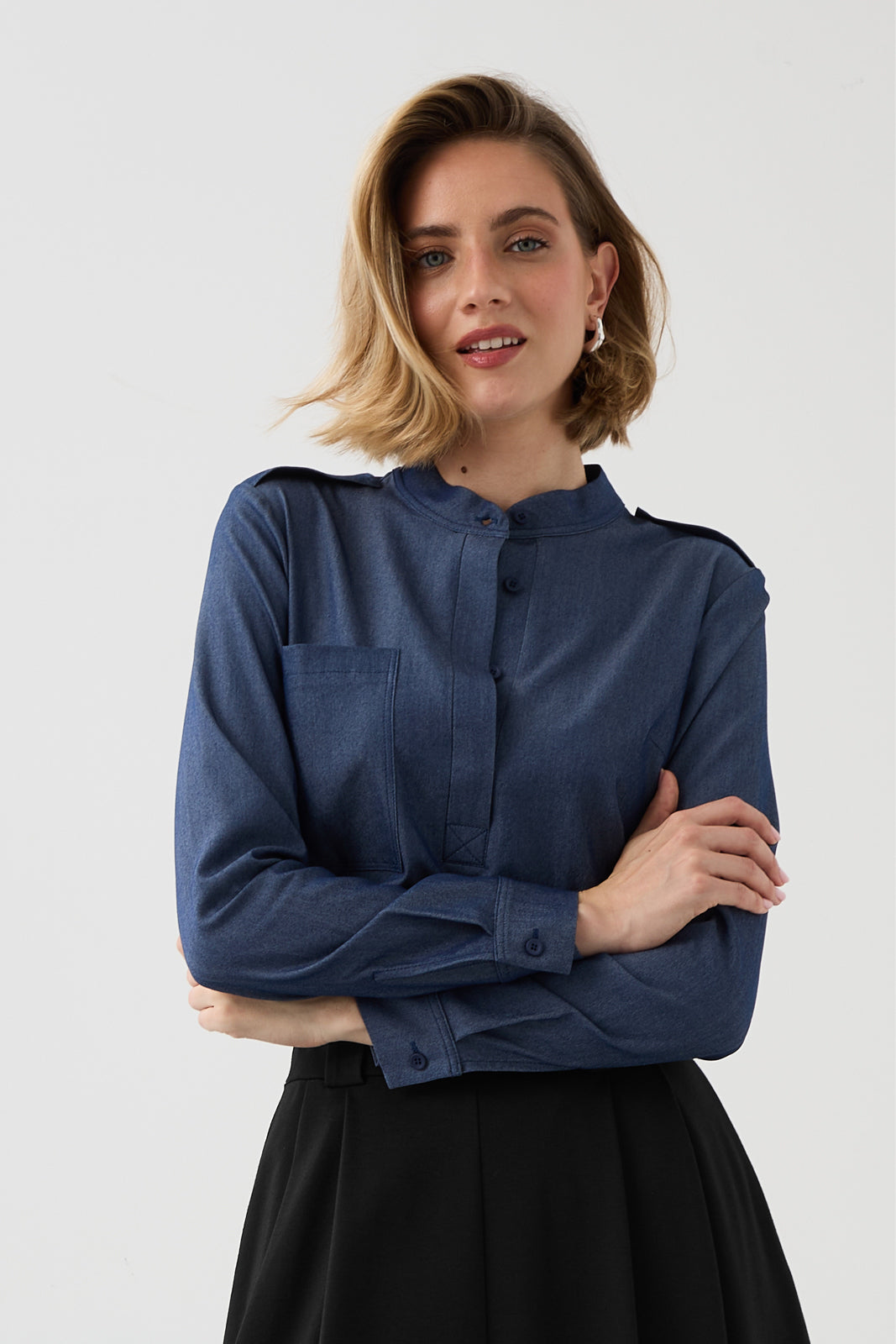 Koszula NOWA JOLKA navy blue jeans