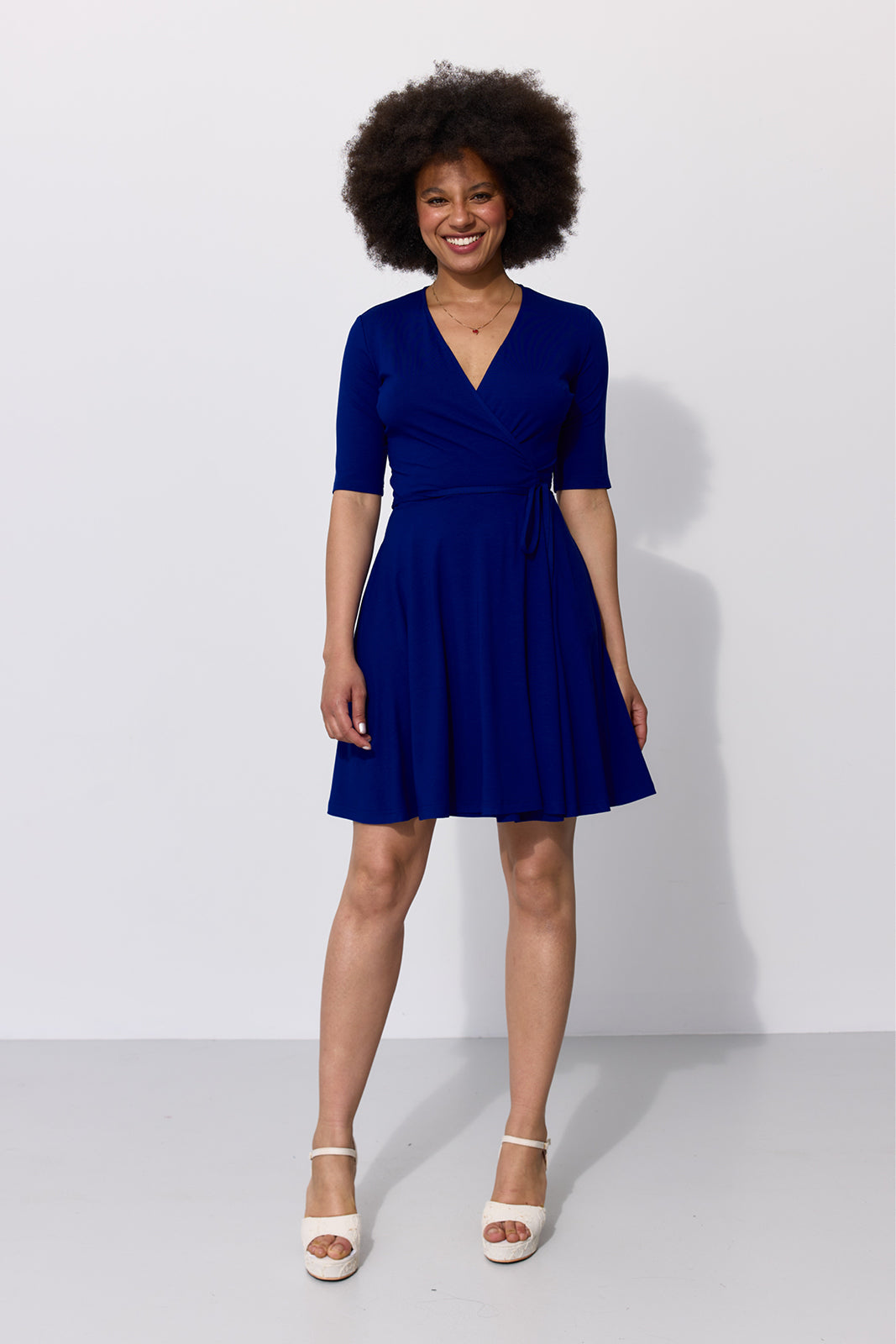 Dress CRAZY IN LOVE art blue