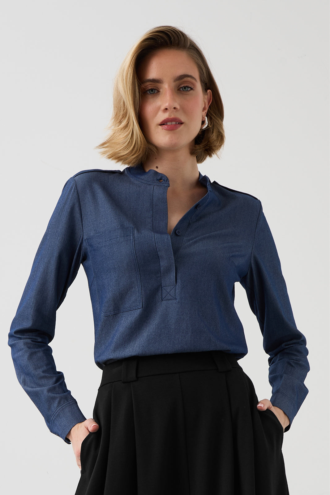 Koszula NOWA JOLKA navy blue jeans