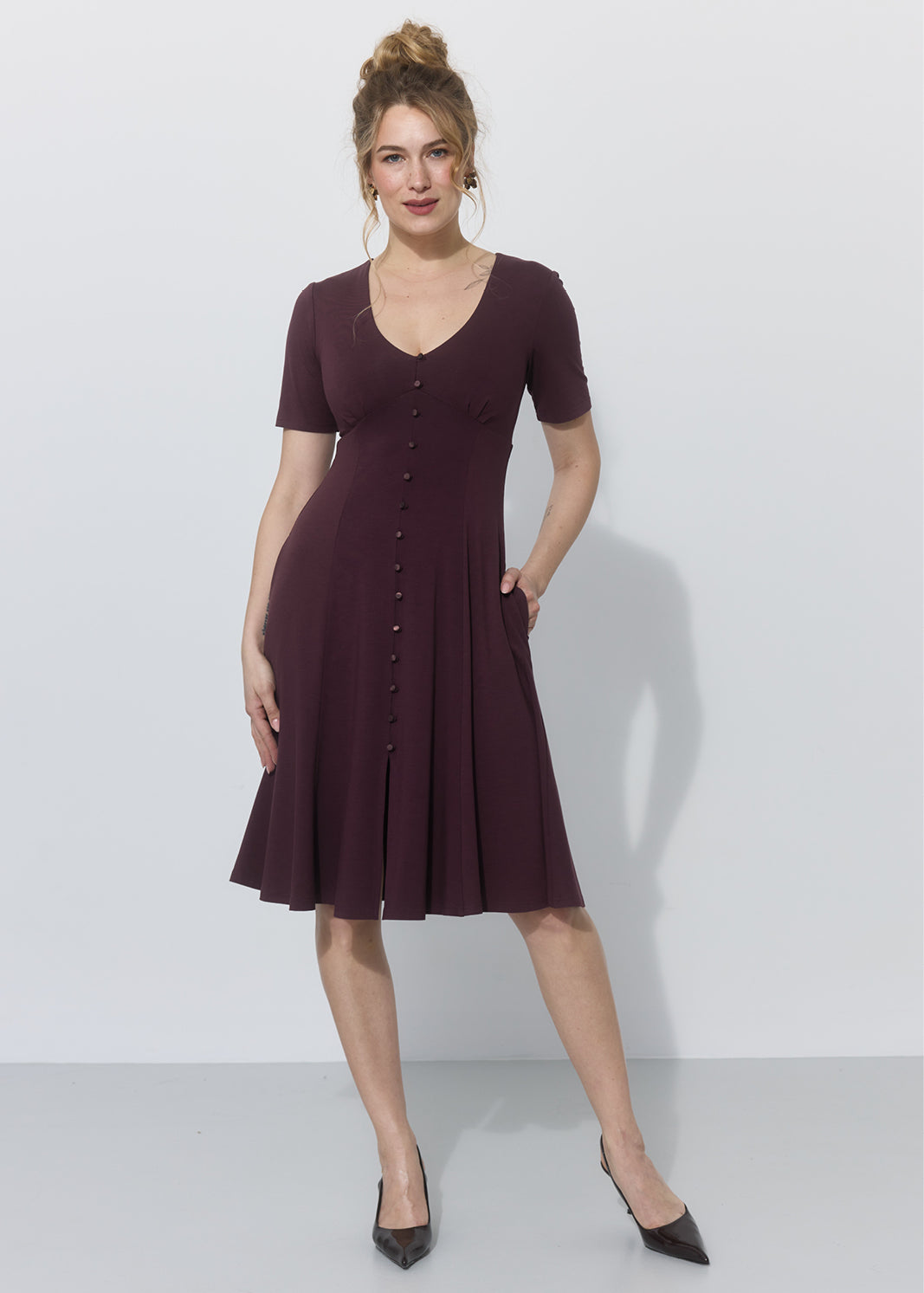 KINGA 175 cm<br>linergistka, modelka<br>sukienka XS|#000000|#ffffff|