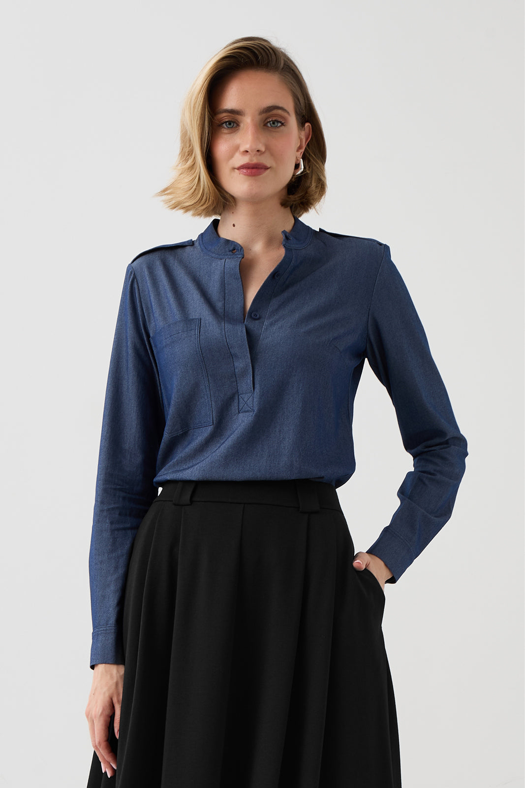 Koszula NOWA JOLKA navy blue jeans