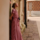 Dress TOMORROW WILL BE OURS print The Best of the 70s Small Flowers
