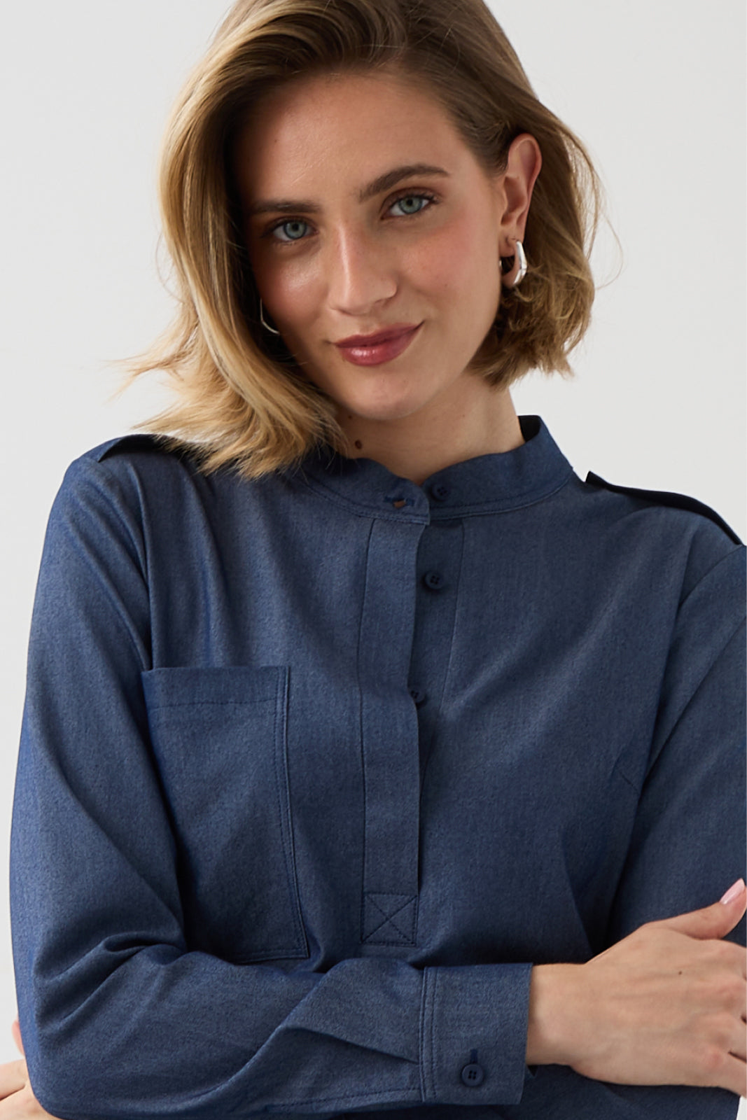 Koszula NOWA JOLKA navy blue jeans