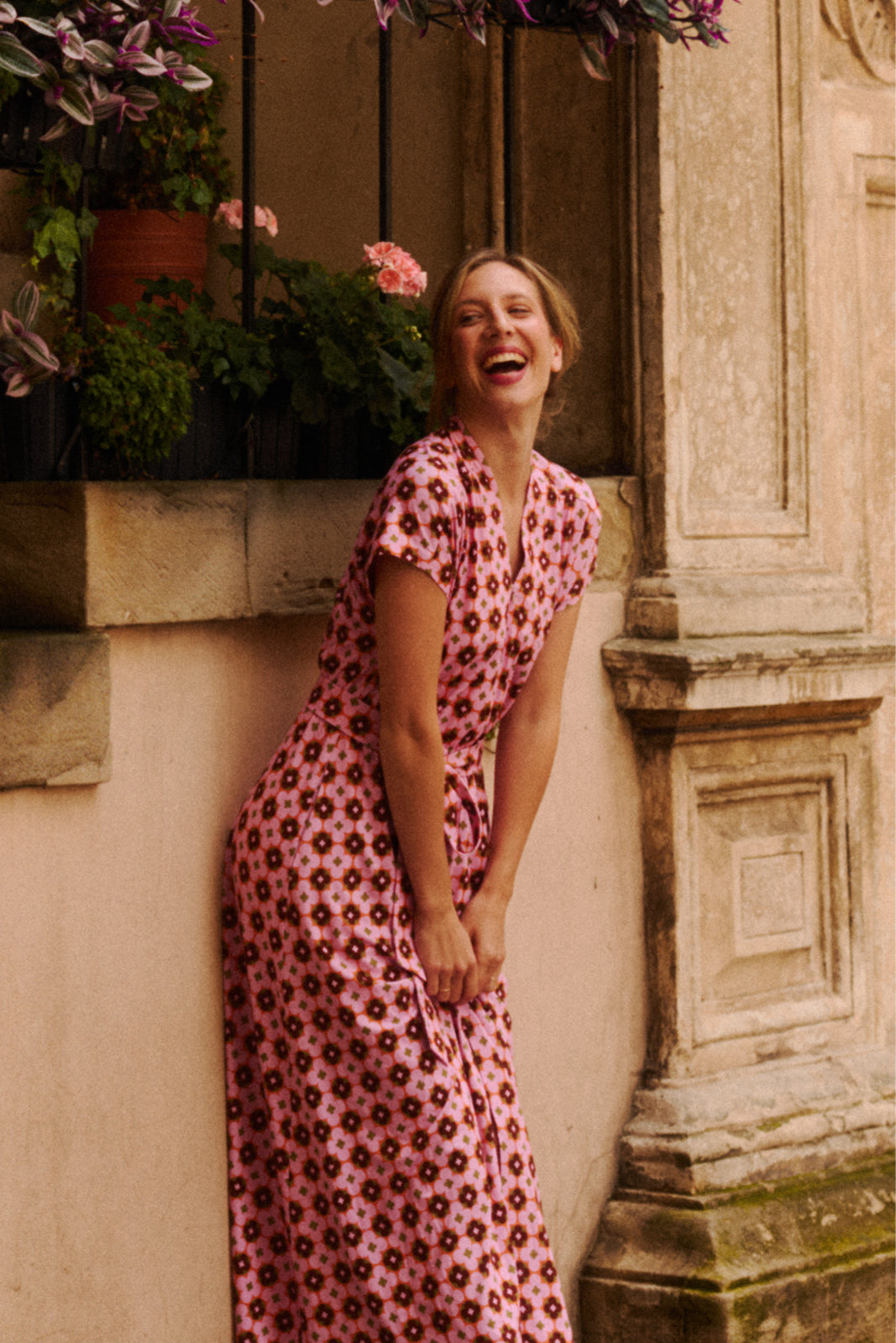Dress TOMORROW WILL BE OURS print The Best of the 70s Small Flowers
