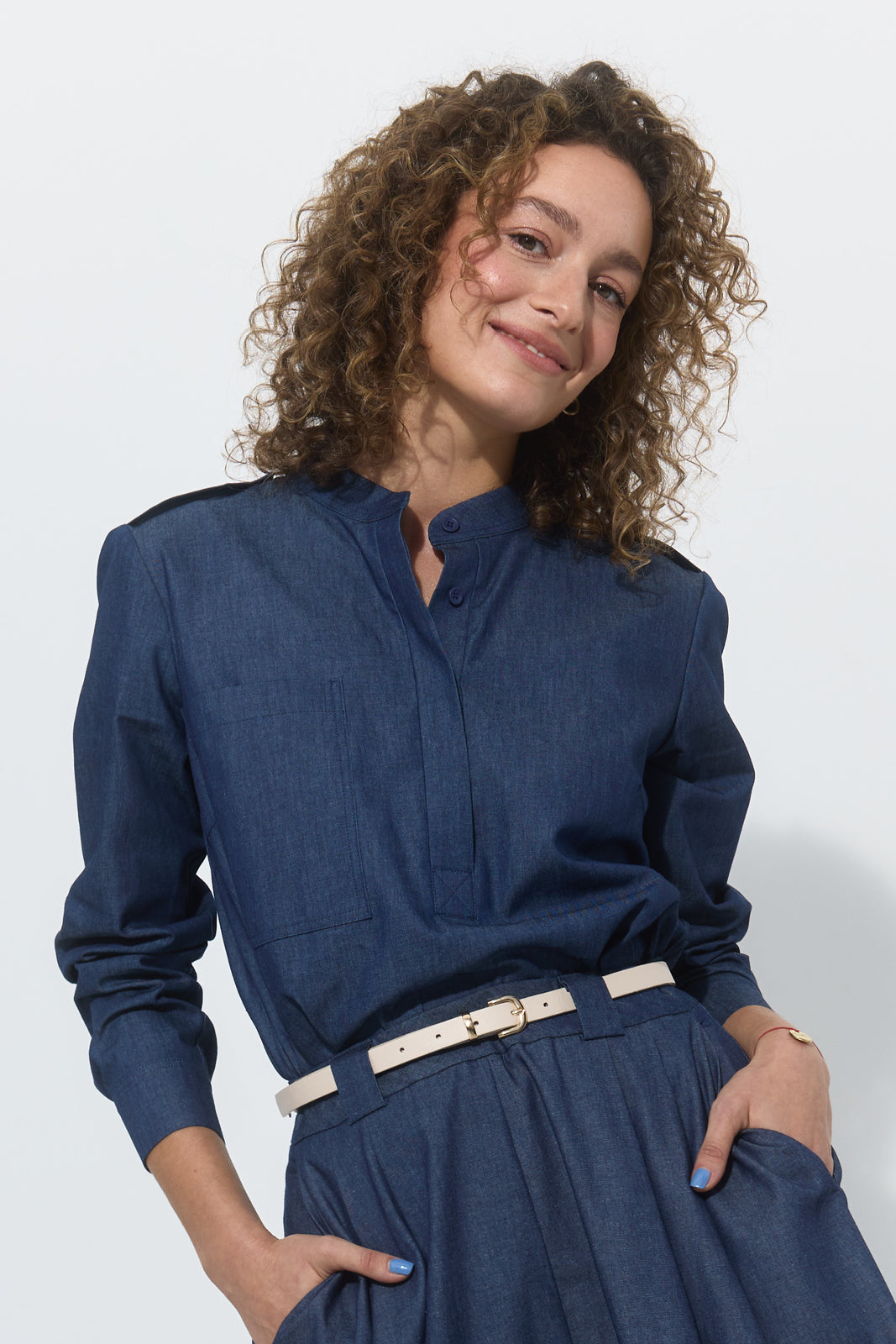 Koszula NOWA JOLKA navy blue jeans