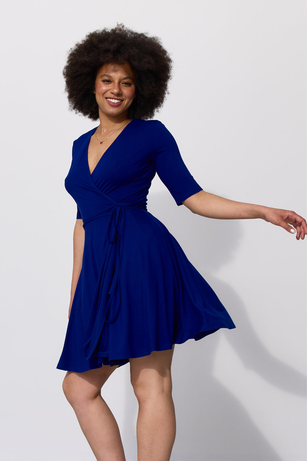 Dress CRAZY IN LOVE art blue