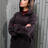 Bluza LOVE YOU MORE nearly black haft Swanski Studio