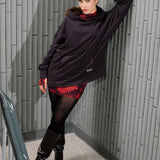 Bluza LOVE YOU MORE nearly black haft Swanski Studio