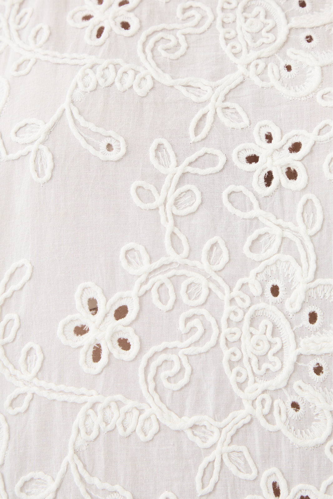 Sweatshirt LUCY IN THE SKY richelieu white embroidery