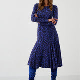 Sukienka KLIN LADY print leo art blue