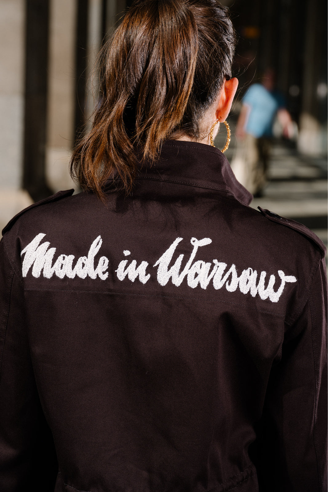 Jacket M65 black Swanski Studio embroidery