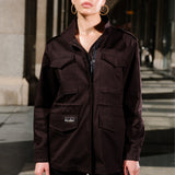 Jacket M65 black Swanski Studio embroidery