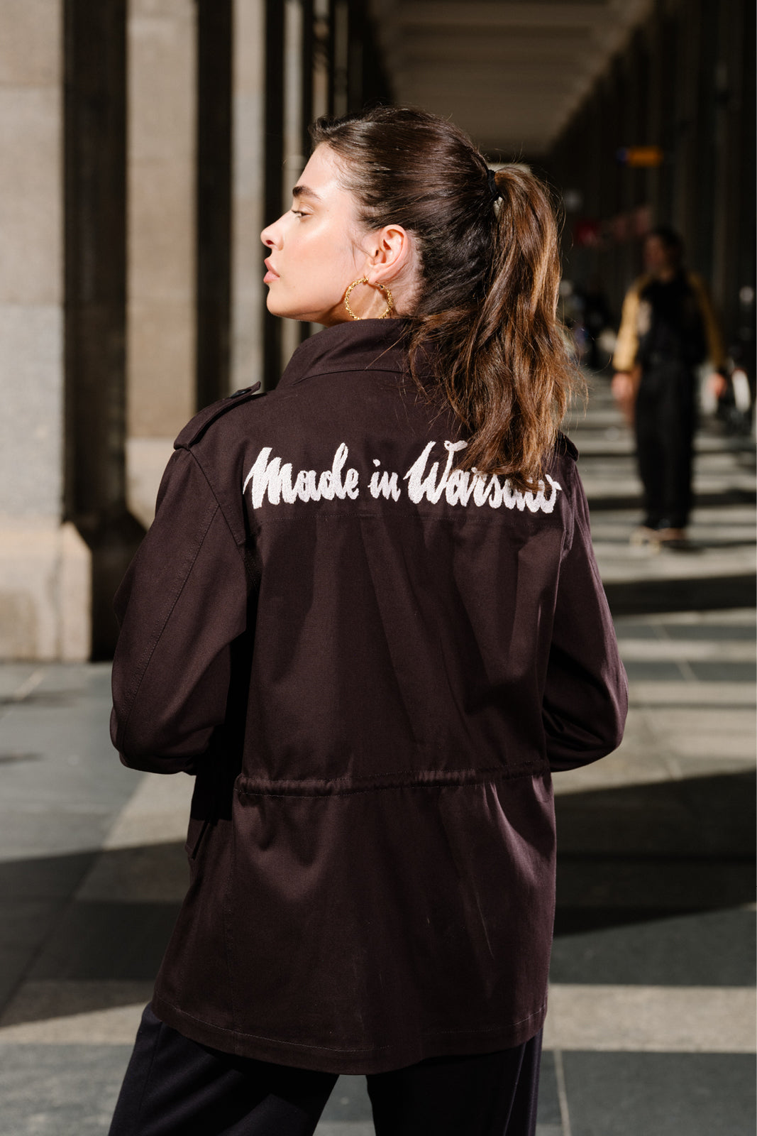 Jacket M65 black Swanski Studio embroidery