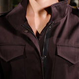 Jacket M65 black Swanski Studio embroidery