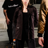 Jacket M65 black Swanski Studio embroidery
