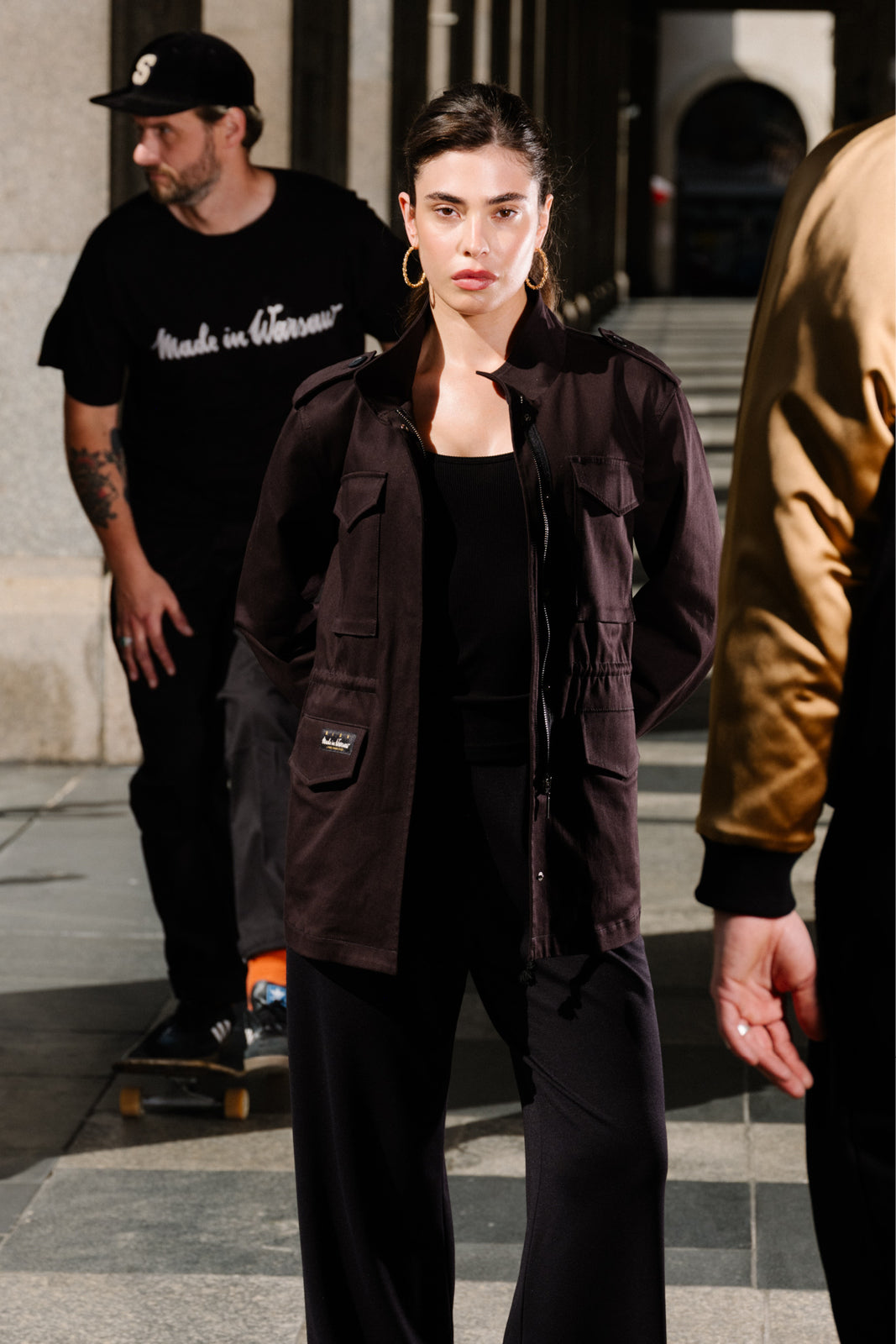 Jacket M65 black Swanski Studio embroidery