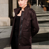 Jacket M65 black Swanski Studio embroidery