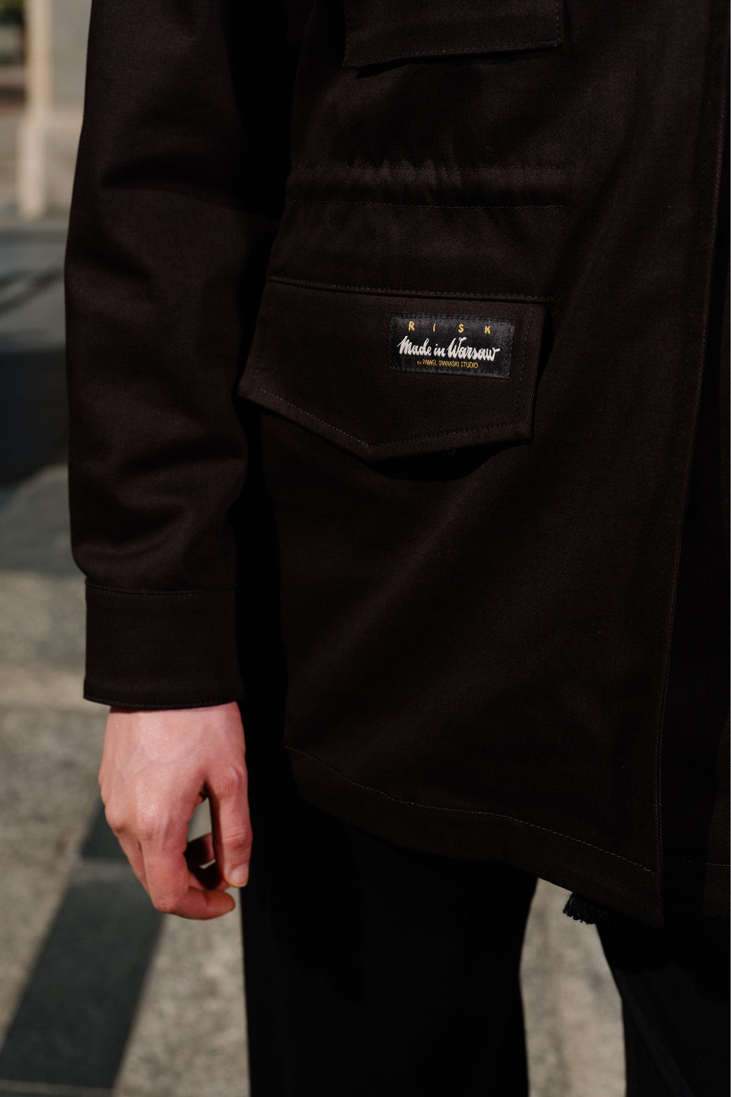 Jacket M65 black Swanski Studio embroidery