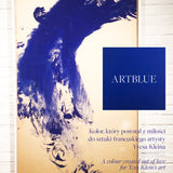 Obraz Yvesa Kleina z niebieskim akcentem, 'ARTBLUE', sztuka francuska, 1960
