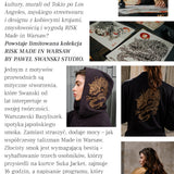 Kurtka SUKA JACKET black & gold haft Swanski Studio
