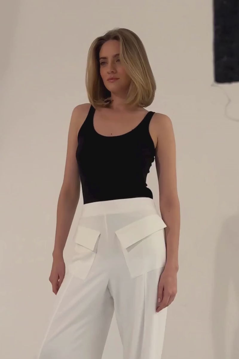 Top DOPASOWANY TANK TOP czarny