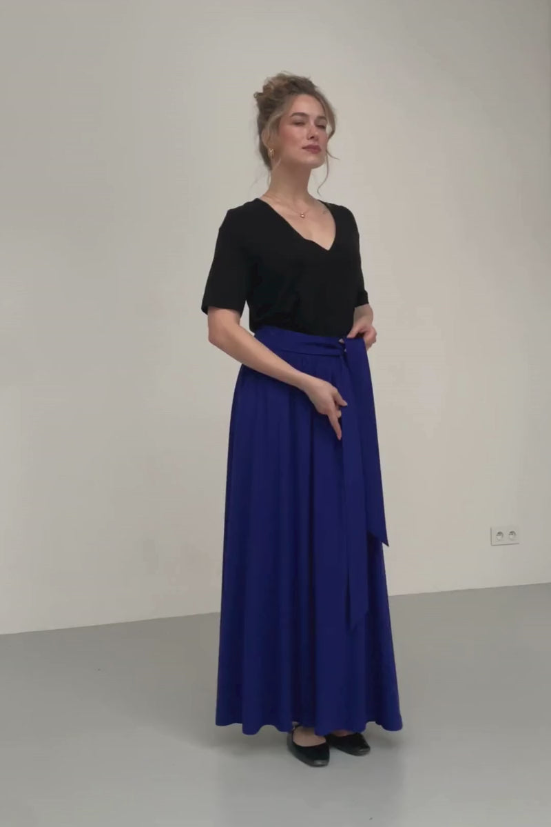 Spódnica BALDRESÓWA art blue