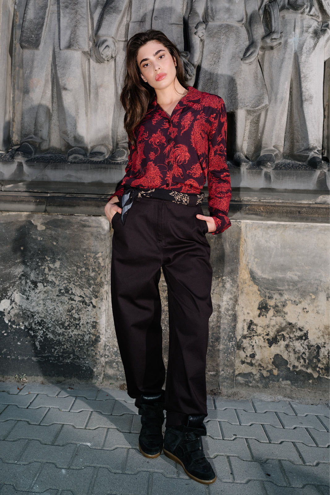 Spodnie RISKY CRUSH Swanski Studio black
